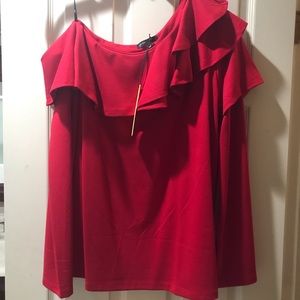 NWT Gibson x Living in Yellow one shoulder top xxl